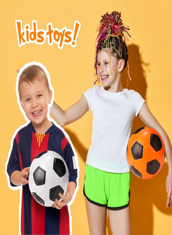 جيريفي مجموعة جيريفي من 4 كرات قدم رياضية من الفوم، مقاس 6.5 بوصة، كرات ناعمة للأطفال والمراهقين والبالغين، للتدريب الداخلي واللعب في الفناء الخلفي والشاطئ وحمام السباحة، هدية رياضية صغيرة لتخفيف التوتر الحسي - Image 3